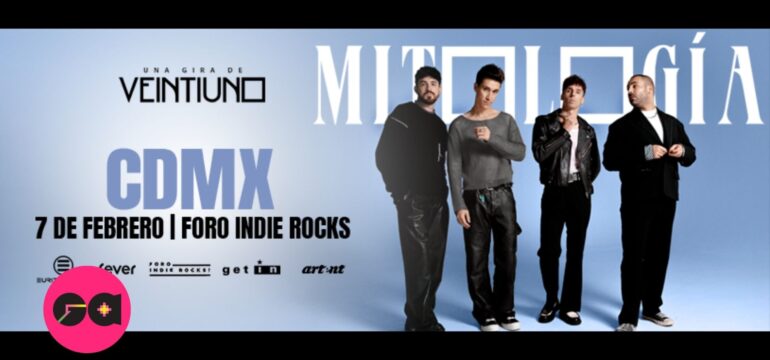 VEINTIUNO   se presentará por primera vez en México como parte de su MITOLOGÍA TOUR