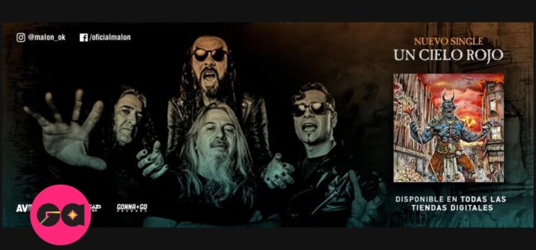 LA BANDA ARGENTINA DE METAL MALÓN ESTRENA EN MÉXICO “UN CIELO ROJO”, DE SU ÁLBUM OSCURO PLAN DEL PODER