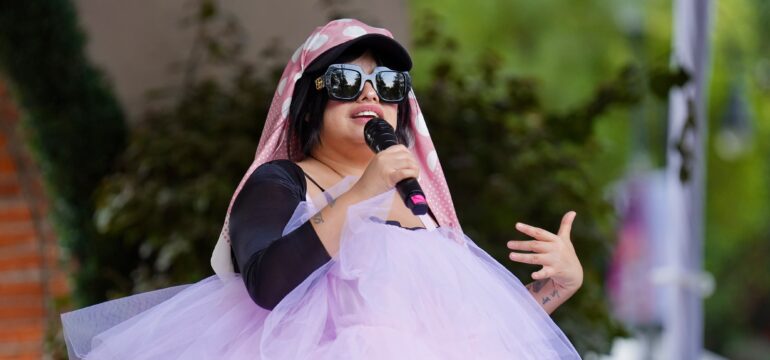 AMANDITITITA CONVIRTIÓ LA PLAZA SAN JACINTO EN ESCENARIO DE LA “ANARCUMBIA”