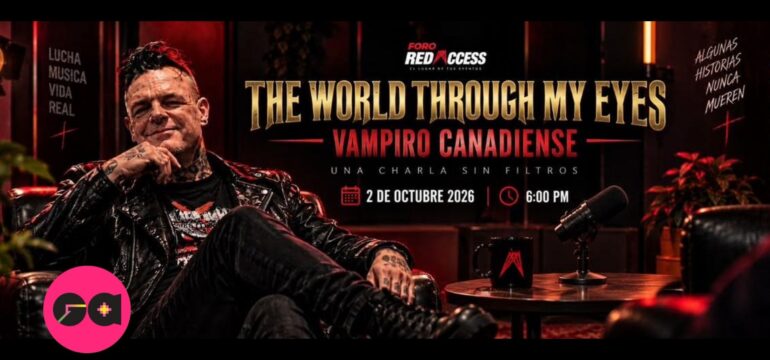 EL EXLUCHADOR Y MÚSICO VAMPIRO SE QUITA LA MÁSCARA PARA MOSTRAR “THE WORLD THROUGH MY EYES” EN EL FORO RED ACCESS